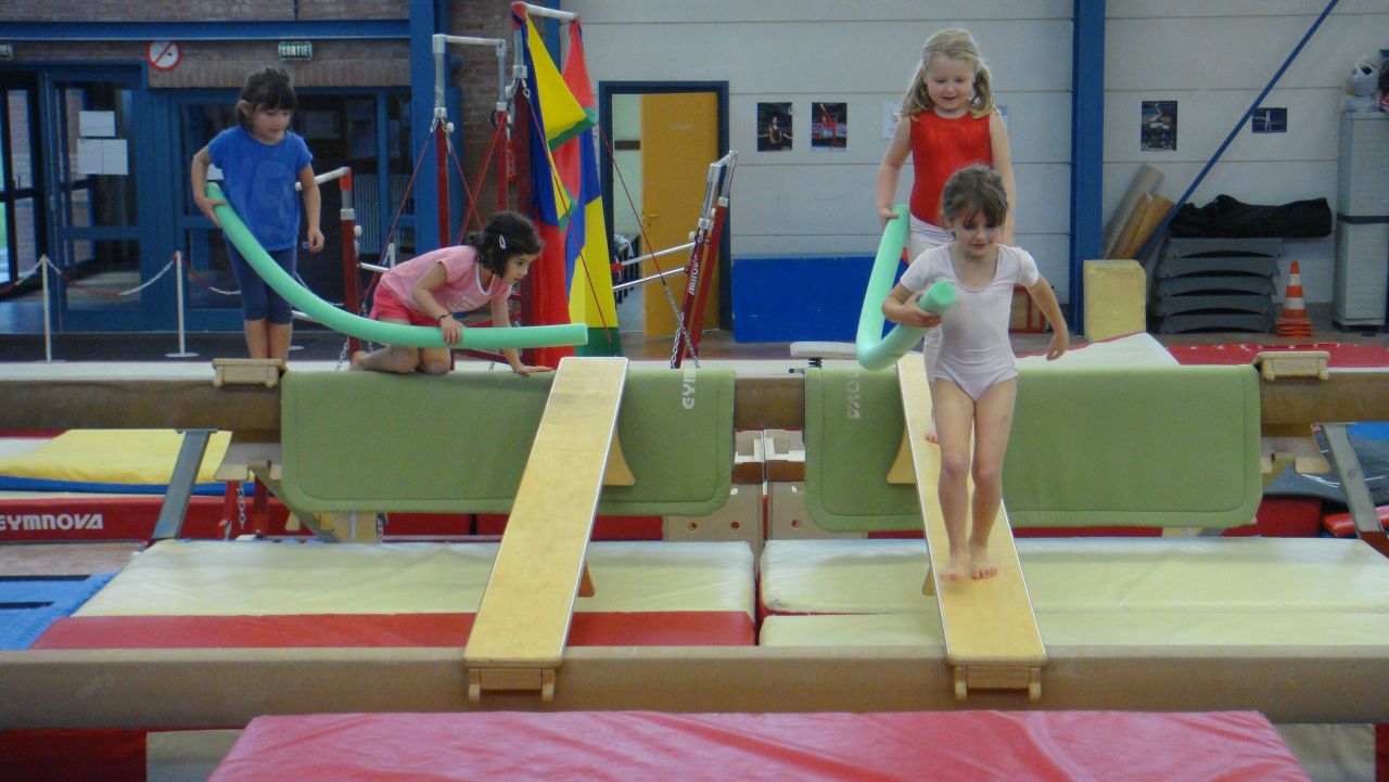 Section BabyGym avec certification Petite Enfance US Roncq Gym